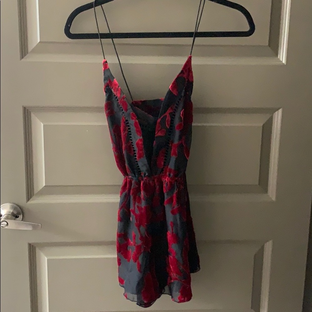 TOBI black and red romper